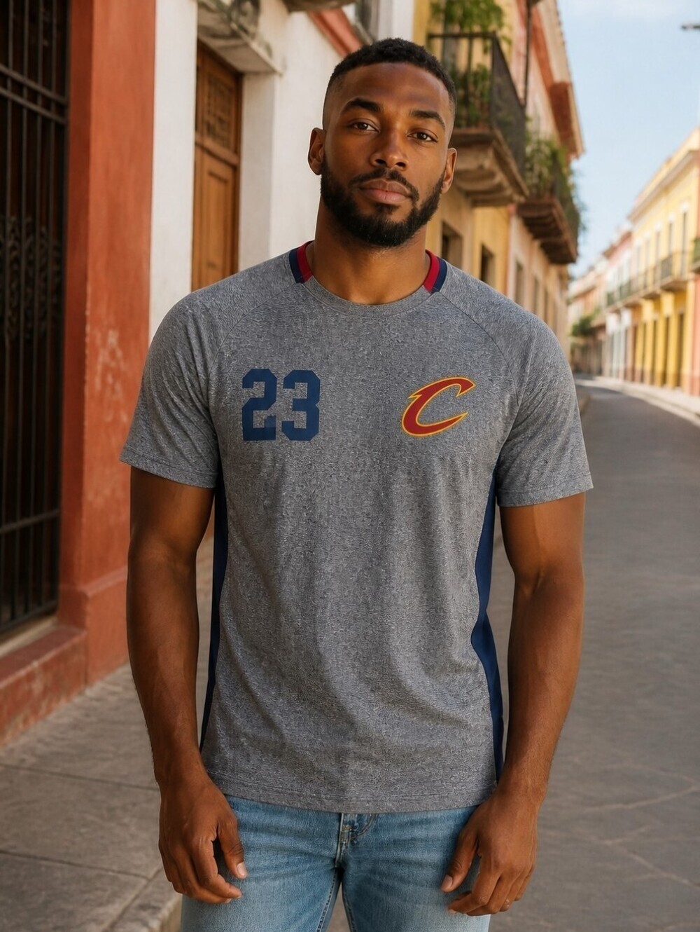 LeBron James #23 Cleveland Cavs Size  Med Nba Basketball Team Gear Shirt Drifit